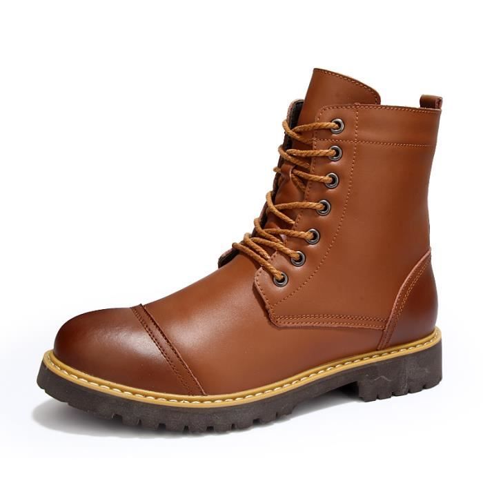 avec l Bottes homme coton cuir pour Bottine Bottes en Bottes v8n0Nmw