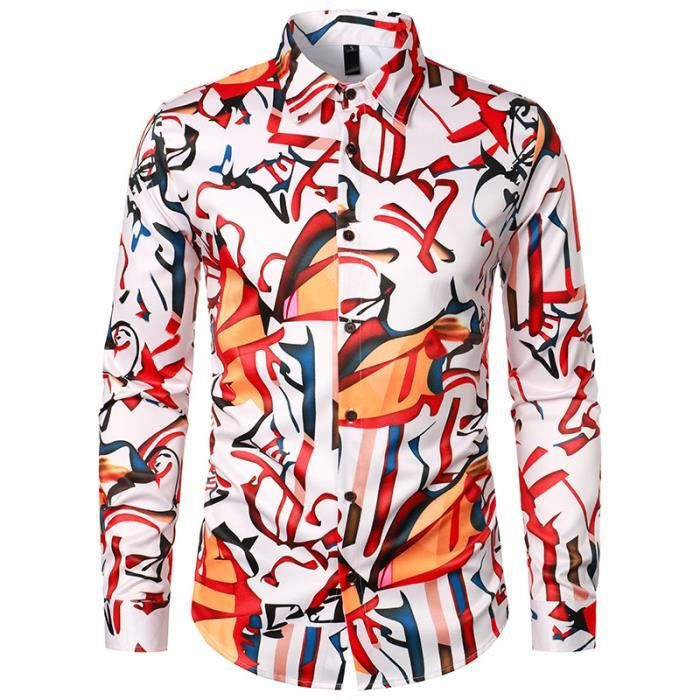 Chemise Homme Style Jean Décontractée - Manches Longues - Tissu Respirant Et élastique - Coupe Ajustée - Idéale Bureau Ou Loisirs
