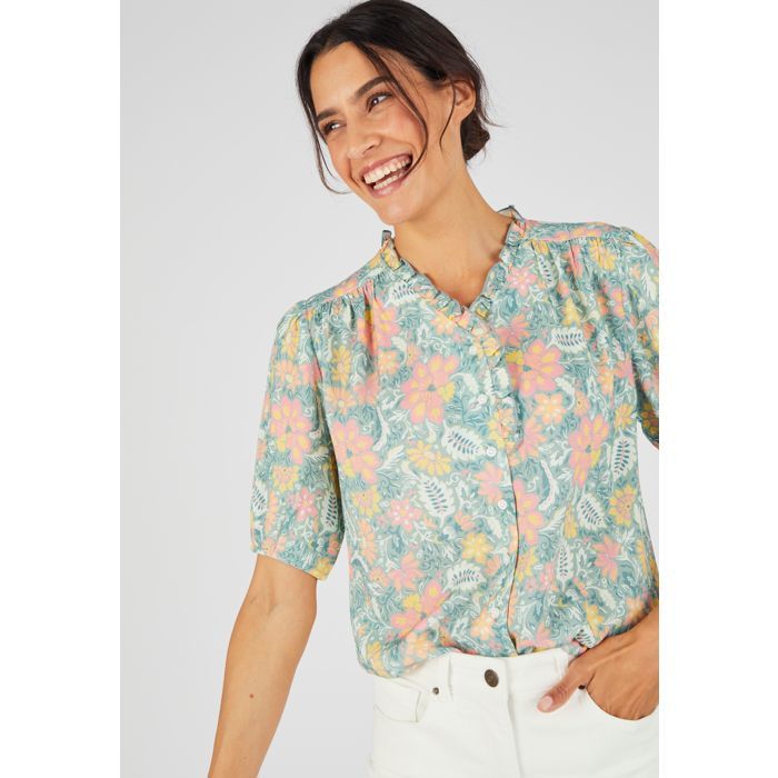 Chemisier à Volants - Chemisier