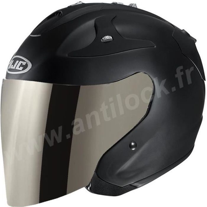 Hjc Fg Jet Noir Mat Avec Visiere Miroir Iridium Achat Vente Casque Moto Scooter Hjc Fg Jet Noir Mat Avec Cdiscount