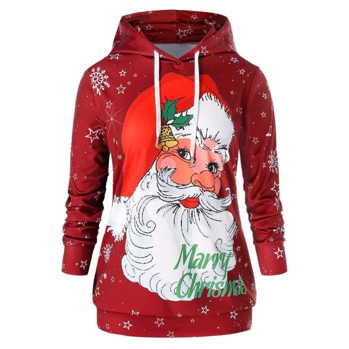 Pull A Capuche Homme Et Femme De Noel Rouge Rouge Achat Vente Pull Soldes Sur Cdiscount Des Le 20 Janvier Cdiscount