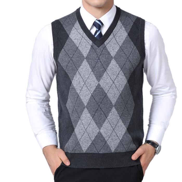 Gilet discount à carreaux