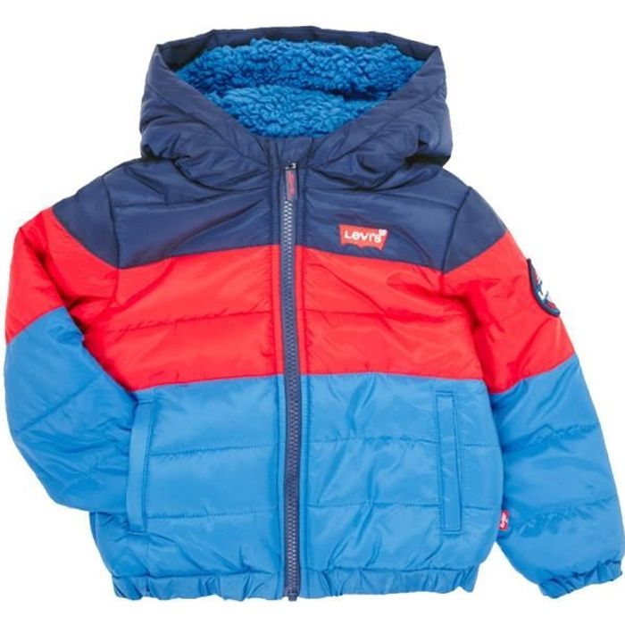 Doudoune Bleu Rouge B b Levis Color Block Cdiscount Pr t Porter