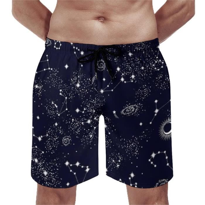 Short De Plage Homme Taille 36 - Marque Swivel - Couleur Beige - Occasion TB