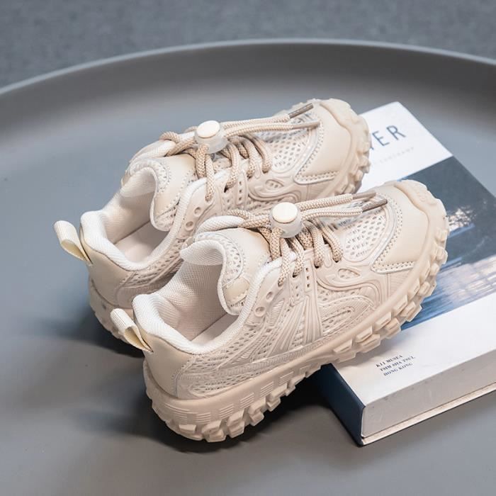 Chaussures Premiers Pas Bébé Mario - Semelle Souple Antidérapante, Respirantes, Réglables Par Lacets, Tailles 6 Mois à 3 Ans