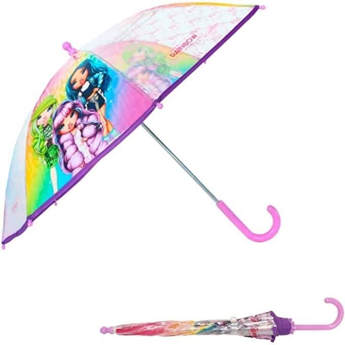 Lot 3 Parapluies Bâton Rayés Cat & Jack – Enfant – Bleu Jaune Rouge (Neuf Sous Scellé)