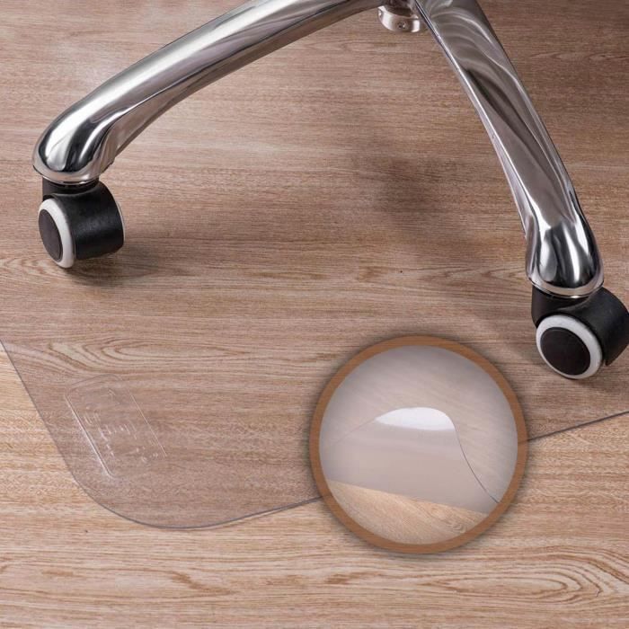 Tapis Protège-Sol Chaise Bureau PVC Transparent 2mm 30x100cm - Chair Mat Pour Parquet Et Sol Dur
