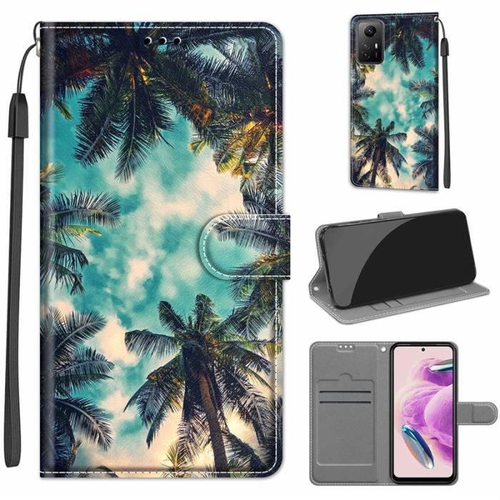 Housse Portefeuille Xiaomi Redmi Note 11/11S - Cuir PU, Porte-cartes, Noir, Neuve