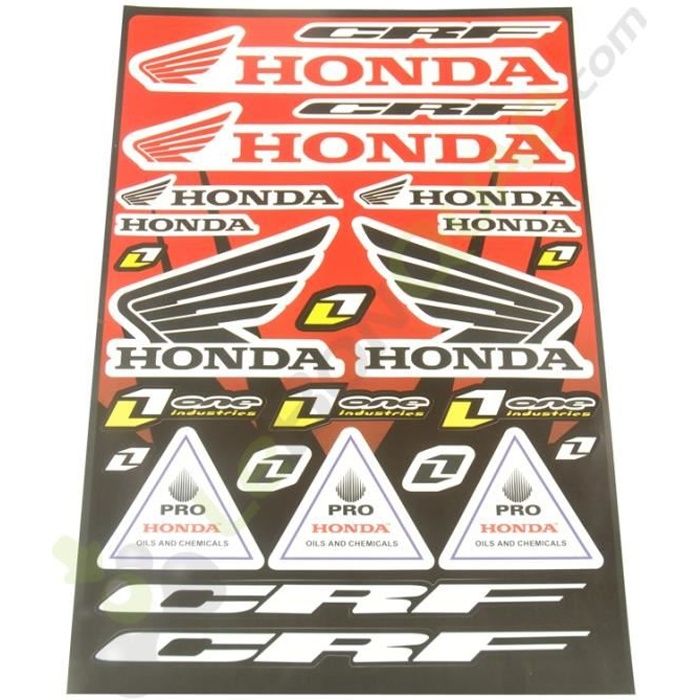 Stickers autocollants HONDA - Accessoire - Piece Detachee Vehicule