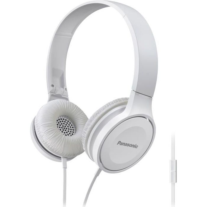 PANASONIC HF100 - Casque arceau - Pliable dans 3 sens - Blanc