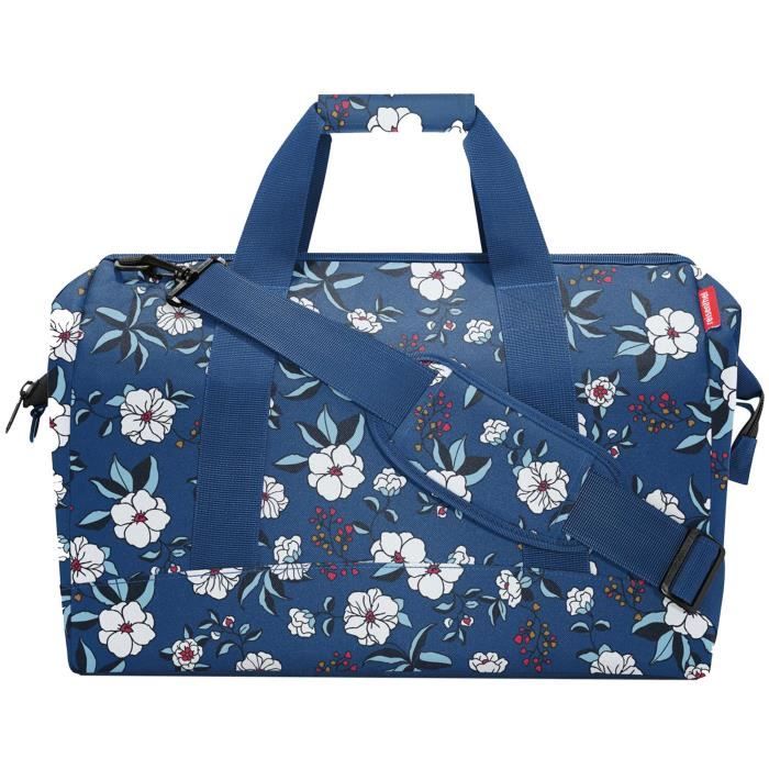Sac de voyage REISENTHEL Allrounder L Weekender 48 cm Garden blue Materiau robuste avec fond solide