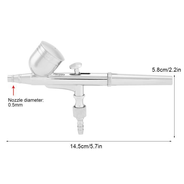 Fdit aérographe à double action Gravity Feed Dual Action Airbrush Set