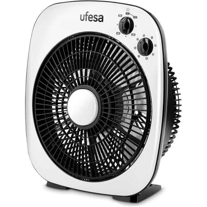 Ventilateur Box Innoliving INN-505 - 3 Vitesses - Rotation 360° - Minuterie 60min - 45W