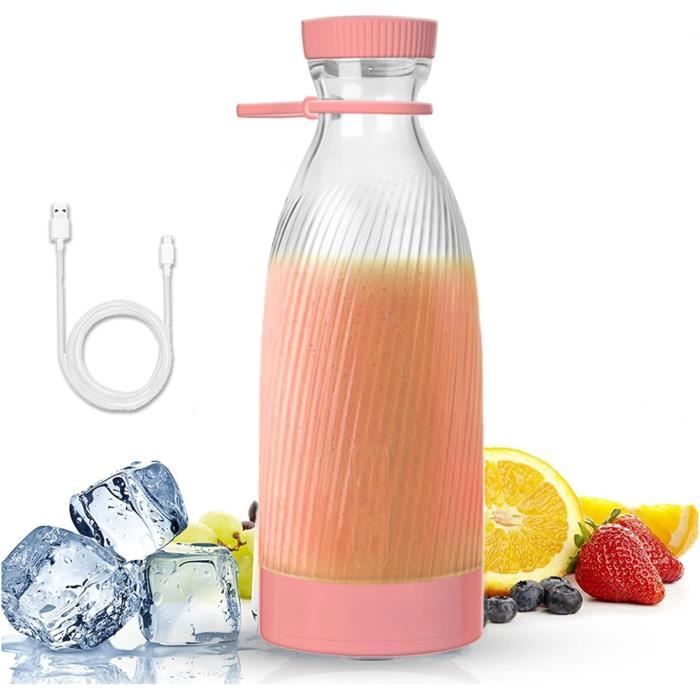 Mini Blender Portable USB - 400 Ml, Sans Batterie - Pour Smoothies, Voyage, Extérieur