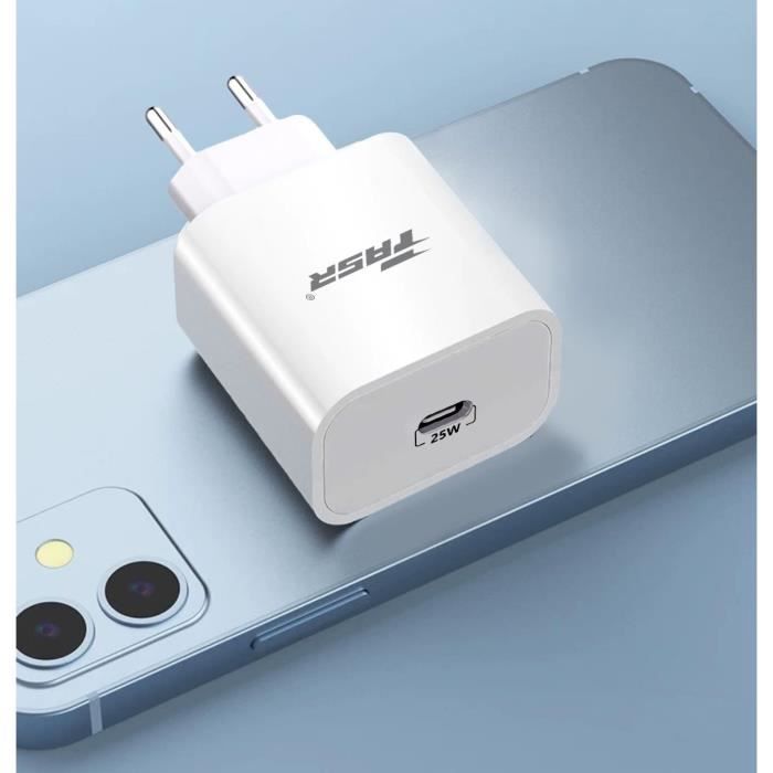 Chargeur UsbC 3.0 25 W Chargeur Sans Fil Blanc Taille Unique