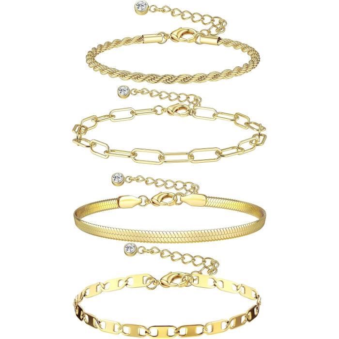 Bracelet Fossil Sadie Shine Bright Rosé - FOSSIL - Jonc - Acier