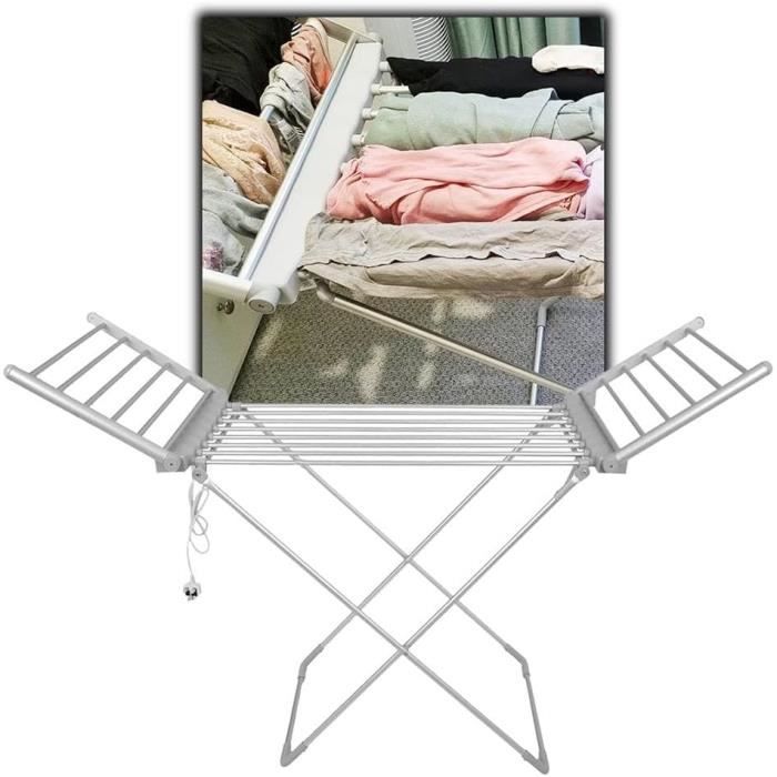 Leftwei Mini Sèche-Linge Électrique 1200W 220V - Chauffe-Linge Vertical Pour Appartement, Séchage Rapide Et Sûr