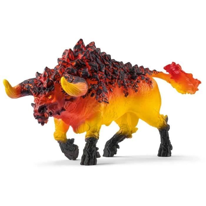Figurine Taureau de feu, Figurine d'action fantastique, à partir de 7 ans - schleich 42493 Eldrador 