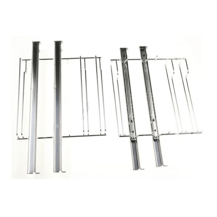 Rail télescopique double pour four encastrable - SIEMENS - BLAUPUNKT - CONSTRUCTA - Gris