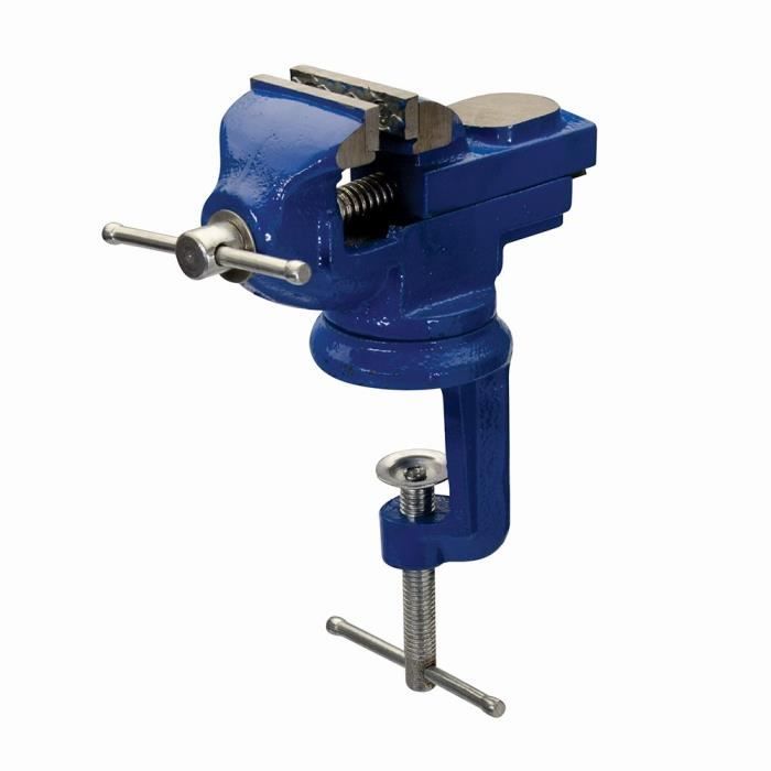 Silverline Etaux chantier - Facom - 1224.125 - Fonte à graphite sphéroïdal - Pivotant à 360° - Mors interchangeables - vue 2