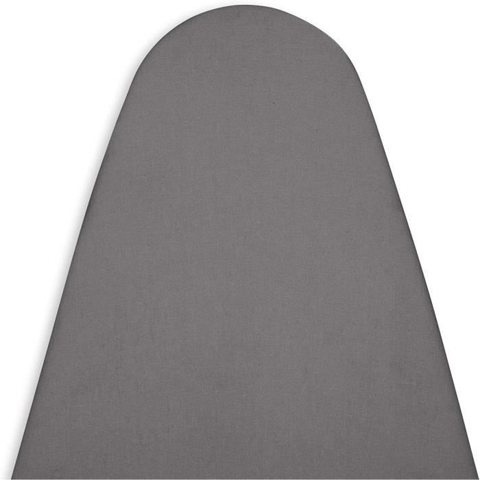 Encasa XO Housse Table à Repasser Avec Feutre 4mm - Coton Élastique X-Large 135x45 Cm - Réfléchissante Chaleur