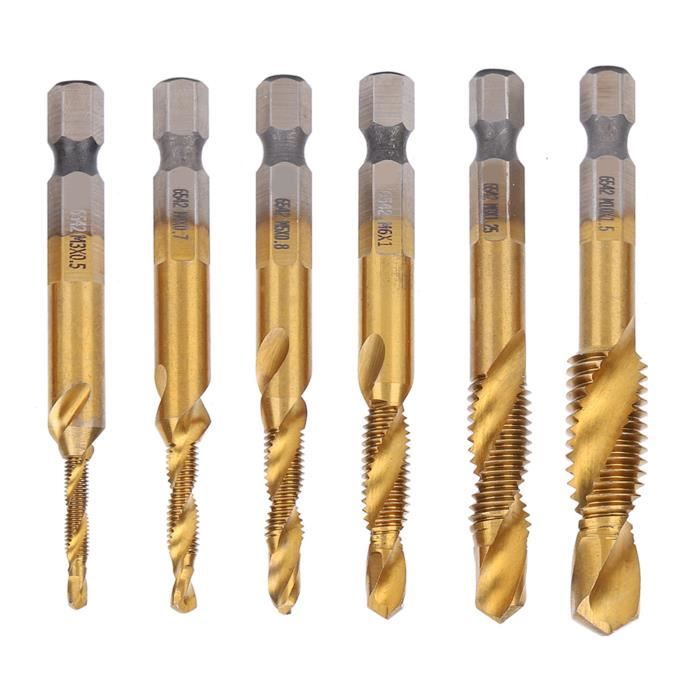 SUNGOD-Forets Hélicoïdaux Noirs En Acier à Grande Vitesse Pour Foret à Queue Réduite Pour Fer