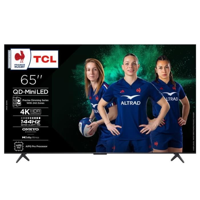 TV QD Mini LED Tcl 65C69K 165 cm 4K UHD