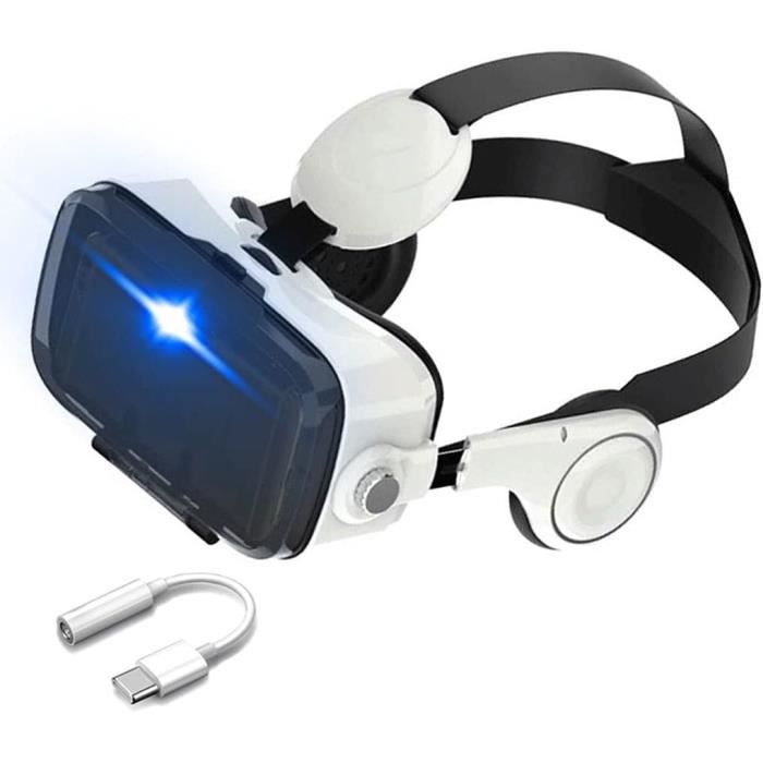 Lunette 3D Vr Casque Vr Casque Realite 3D Virtuelle Pour Jeux Et Films Compatible Avec Iphone 6 6S 12 X Xs Samsung S6 S7 Cdiscount TV Son Photo