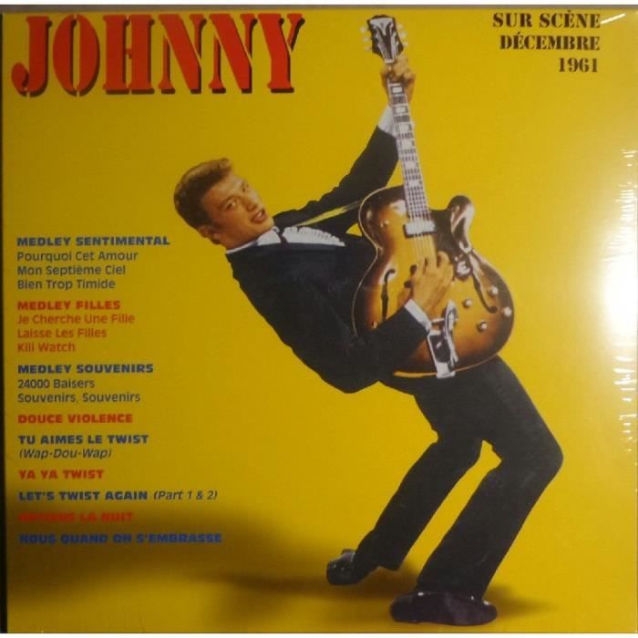 Johnny Hallyday Sur Scene 1961 Achat Cd Vinyle Pop Rock Inde Pas Cher