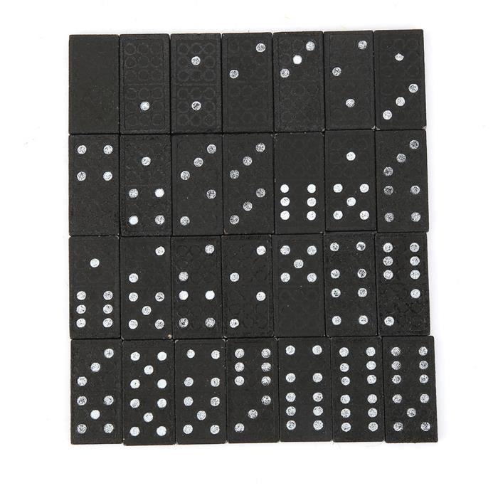 Dominos En Bois Pour Enfants, 28 Pièces Jouets éducatifs Préscolaires, Jouet éducatif De Jeu D