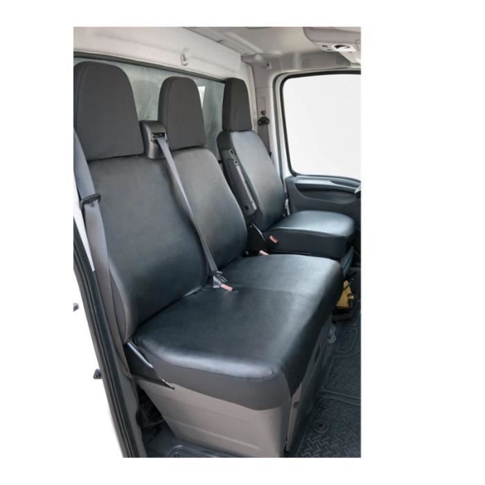 Housse de siège Transporter en simili cuir pour Iveco Daily IV, siège simple et double