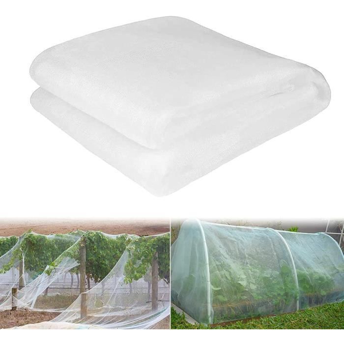 Filet Anti oiseaux, 2.5 X 6M Filet anti-Insectes en Maille, Filet de Protection pour Serre, Plantes, Fruits