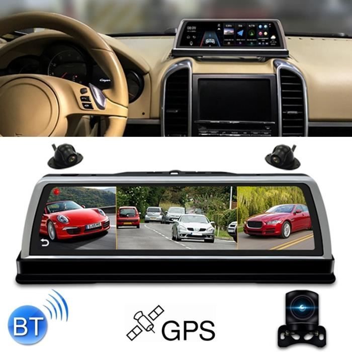 Dashcam Camera Voiture 360 Degres 10 Pouces 1080p Multi