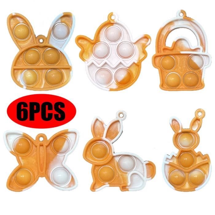 Porte Clés Anti Stress Pour Enfants, Jouets Sensoriels, Les Astronautes