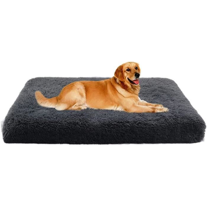 Comparer les prix de Panier Chien,YSTP Dehoussable, Tapis en Peluche ​pour Animaux De Compagnie, Lit carré en peluche pour animaux de compagnie, XXL