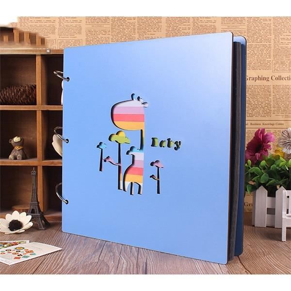 ALBUM PHOTO,C2Album Photo personnalisé fait à la main avec feuilles