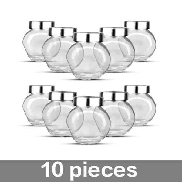 Lot de 4 serrures à bascule en acier inoxydable avec trou pour cadenas