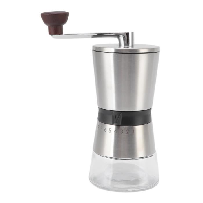 Zerone Manual Coffee Grinder, Quiet Manual Burr Coffee Grinder for