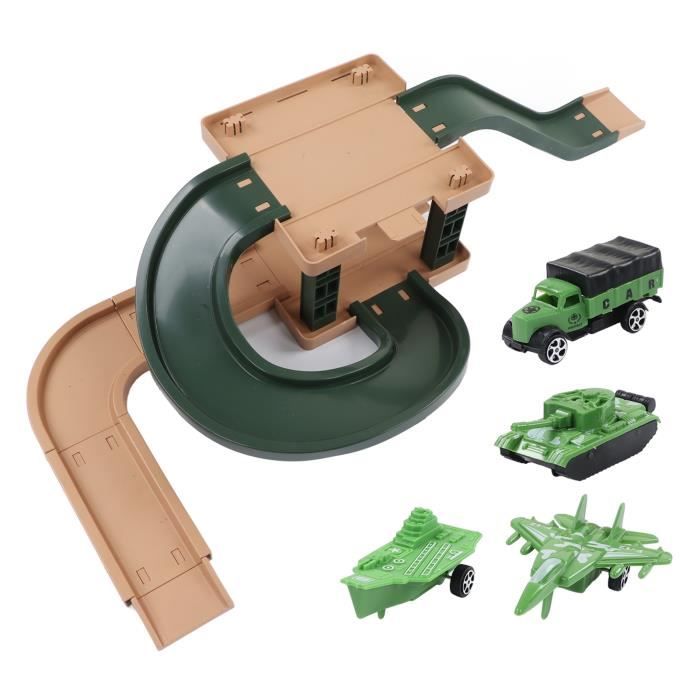 LICHENGTAI Circuit De Voiture Flexible 222 Pièces – Piste De Construction Avec Véhicules, Ponts Et Accessoires, Cadeau Pour Enfants De 2 à 10 Ans