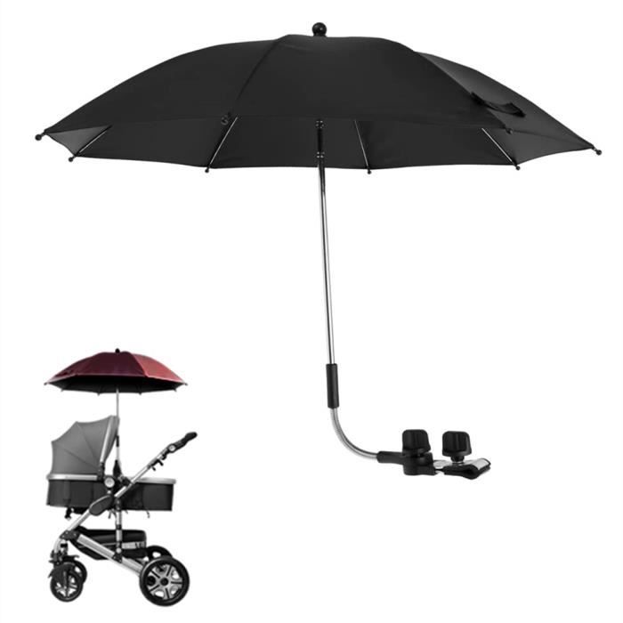 Ombrelle Poussette Universelle Anti UV 50+, Parasol Poussette Bébé