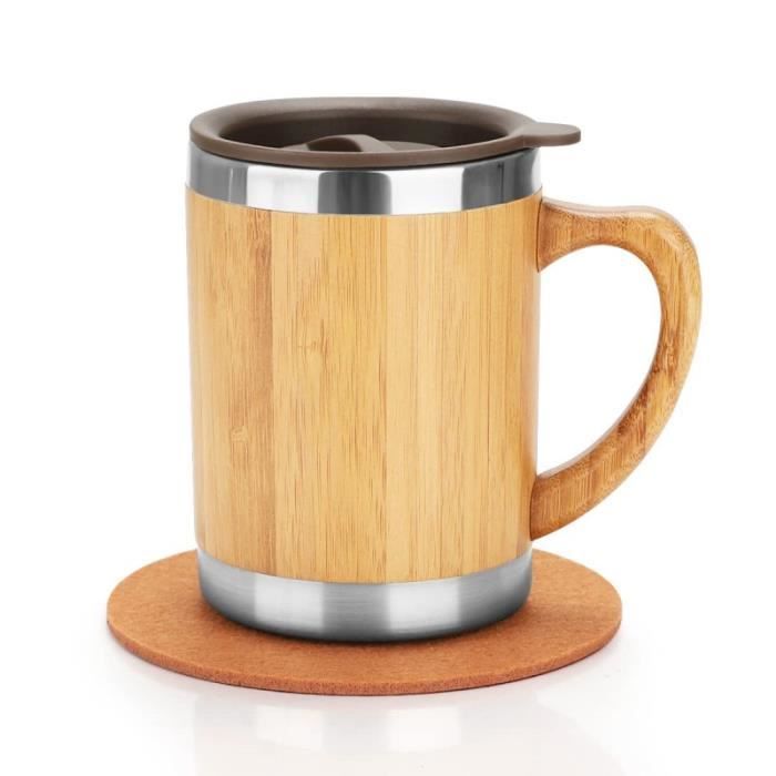Couvercle de tasses et mugs bambou