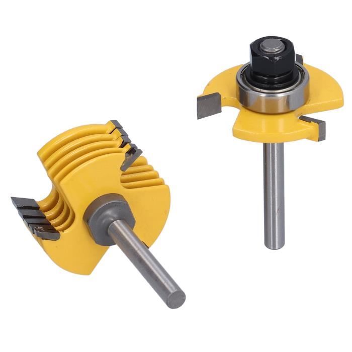 Fraise à Rainurer / Défonceuse 8 Mm Tige – Fraise à Bois T Pour Plancher, Rabotage, Rainurage Précis En Acier Haut De Gamme