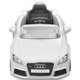 Voiture électrique Audi TT RS pour enfants - Blanc - 12 mois et plus - Fille-1