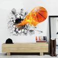 3d Stickers Muraux Basket Decoration De Chambre D Enfants Et