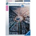 Puzzle 1000 pièces - Paris vue d'en haut - Ravensburger - Paysage et nature - Mixte - Dès 14 ans-1