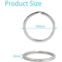 10/ /40/60pcs Anneaux Brisés Chaînes Pièces Porte Clés - France