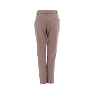 Pantalon Femme Marron Cdiscount Pret A Porter