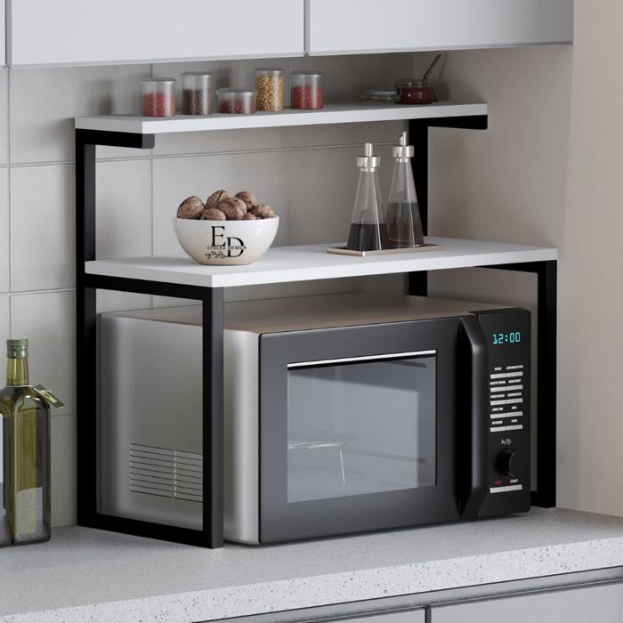 Heldenwunder Étagère Micro-Ondes Étagère De Cuisine En Acier (2