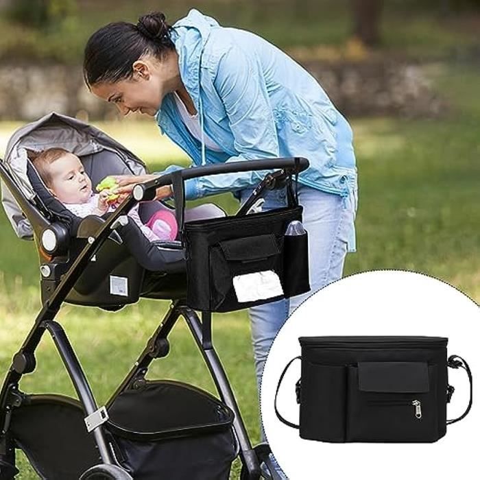 Sac de Rangement pour Poussette Bebe Universelle Organisateur de Poussette pour Landau avec Porte Gobelet et Crochets Poussette No Cdiscount Puericulture Eveil bebe