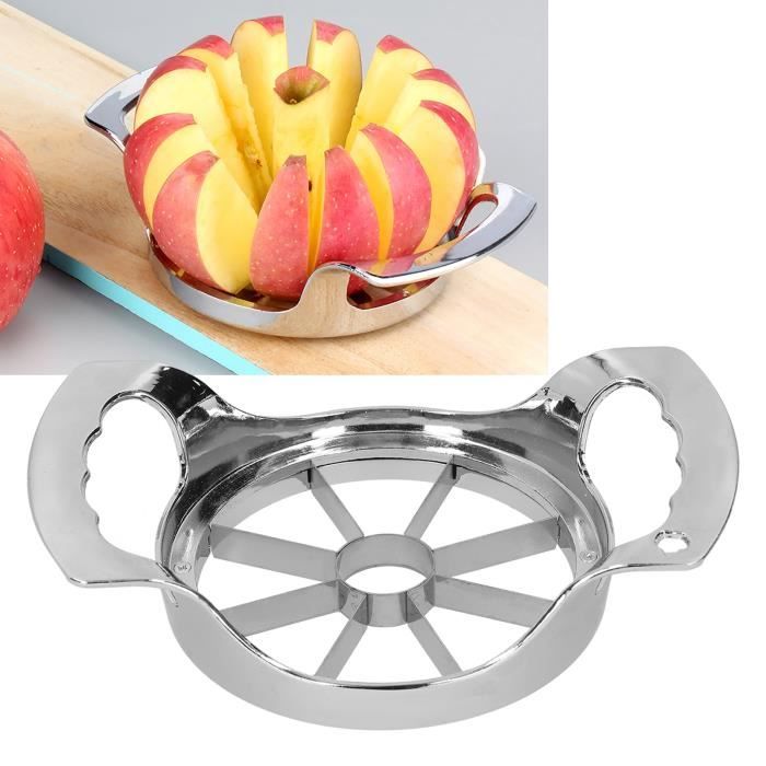 Dispositif de coupe de fruits Coupe-Fruits Outil de Coupe de Pommes  Multifonction en Acier Inoxydable 304 Accessoire #2 HB036